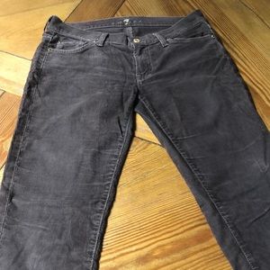 7 For All Mankind brown corduroy pants Size 29